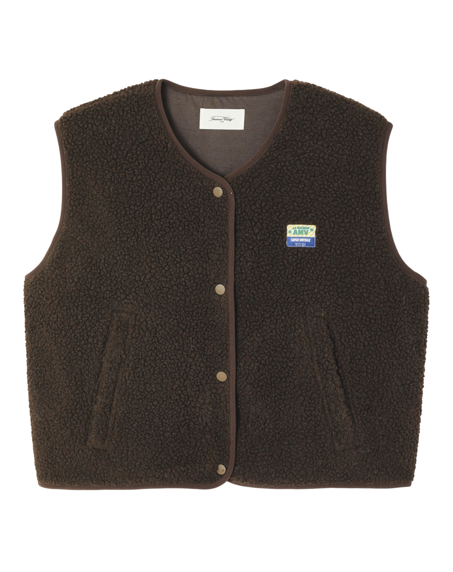 American Vintage - Hocktown Vest - Marronnier Chine